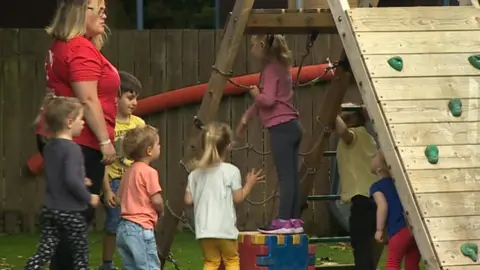 children playing