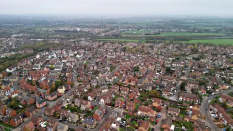 Getty Images Chafford Hundred aerial view in Thurrock, Essex