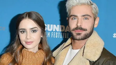 Getty Images Lily Collins and Zac Efron