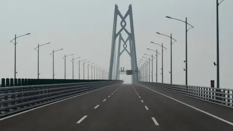 AFP Stretch of the Hong Kong Macau bridge