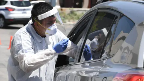 Getty Images US testing in car