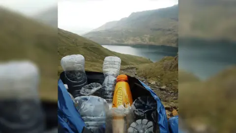 Snowdon Society Litter in snowdonia