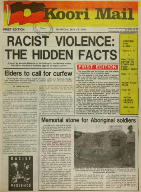 The Koori Mail First edition of the Koori Mail