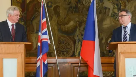 AFP David Davis in the Czech Republic