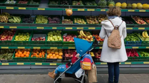 Woman at supermarket