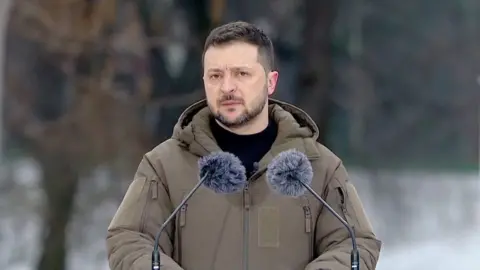 Ukrainian President Volodymyr Zelensky