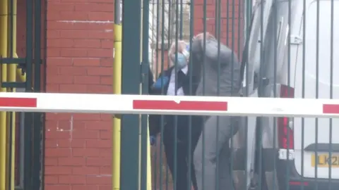 Daily Post Tony Thomas arriving in court