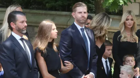 Donald Trump Jr, Eric Trump and Ivanka Trump