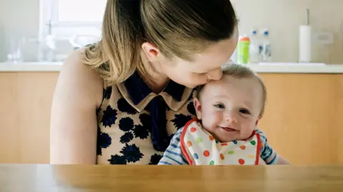 Getty Images Mother and baby