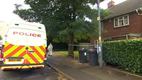 BBC Police outside property
