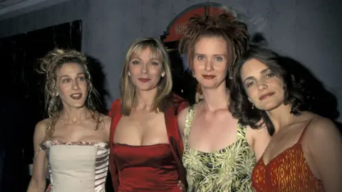 Getty Images The launch party for Sex and the City in 1998