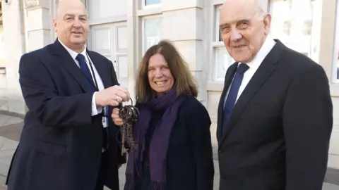 Mid Suffolk District Council Nick Gowrley, Sheila Ravenscroft and Gerard Brewster