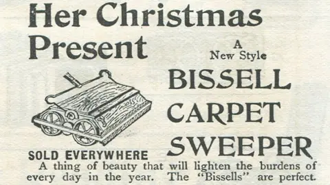 Getty Images Advert for a carpet-sweeper