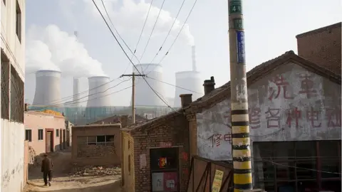 Getty Images China coal-fired power station