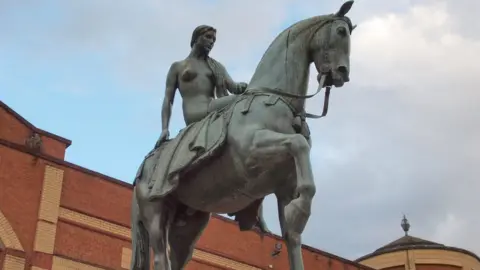 Getty Images Statue of Lady Godiva