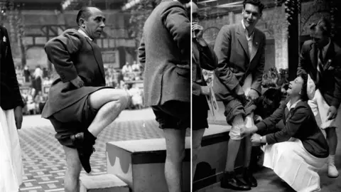 Getty Images Knobbly knee competition