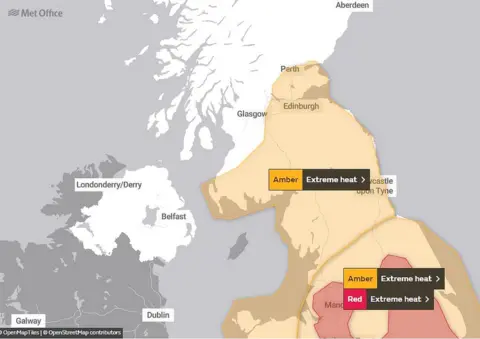 Met Office Met Office warning area