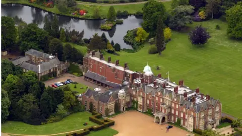 PA Media An aerial view of the Sandringham Estate