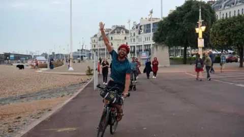 PA Media David Charles arriving in Dover