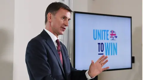 EPA Jeremy Hunt at his campaign launch