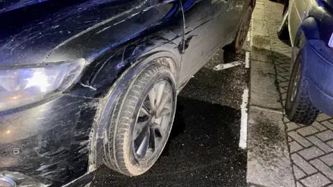 P S Watkins Scratches on car