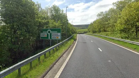 Google a56 slip road