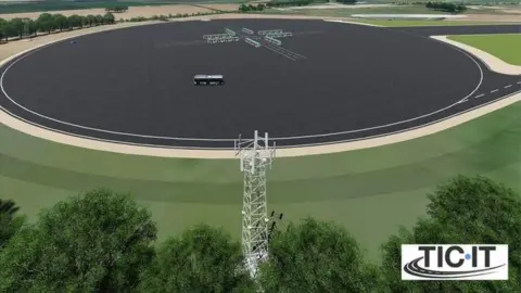 Horiba Mira Artist impression of the new track