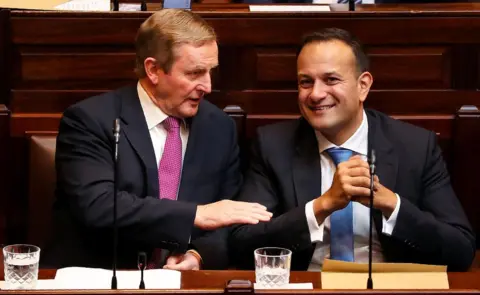 AFP Enda Kenny and Leo Varadkar