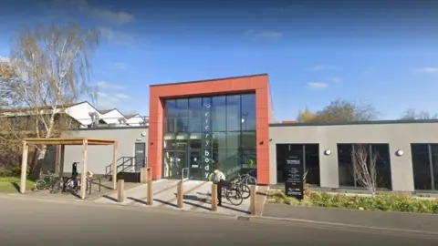 Google Maps Nantwich Leisure Centre