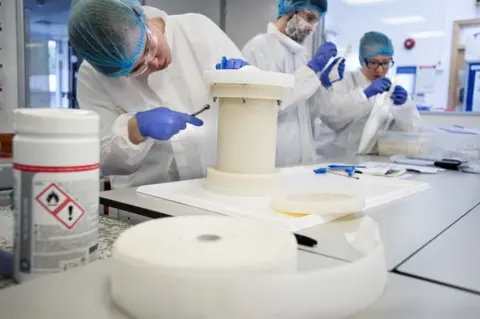 Tim Smith Research workers at Orthox