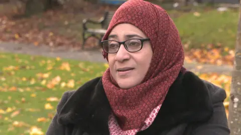 BBC Mima during interview