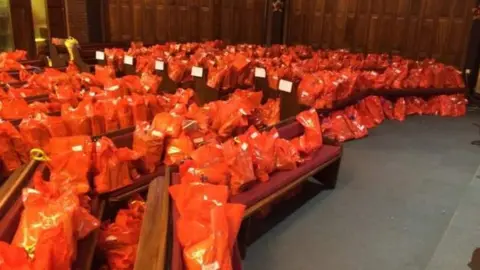 BBC The Christmas gift bags