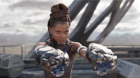 Marvel Letitia Wright as Shuri