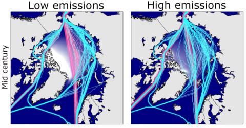 Arctic Ocean shipping routes 'to open for months' - BBC News