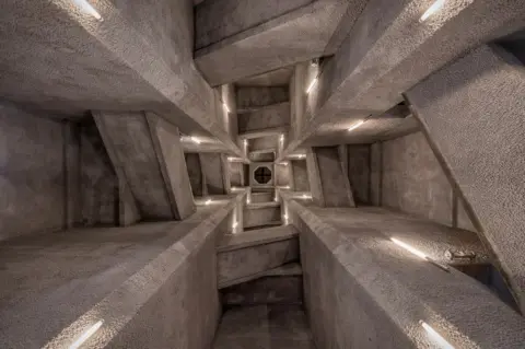 FRANCIS MESLET The interior of a memorial