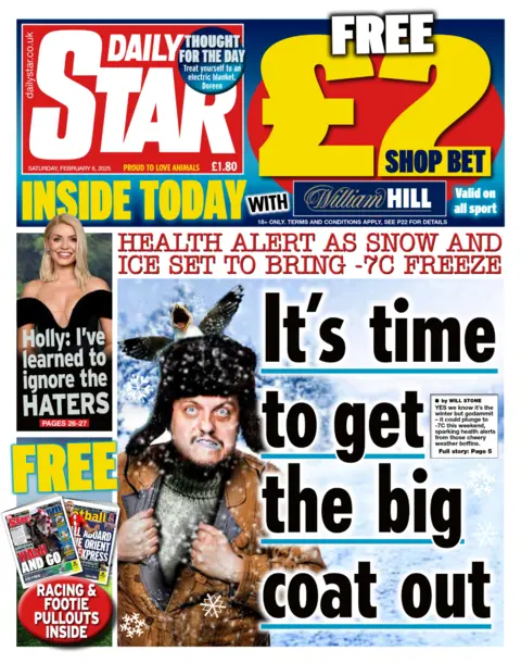 Daily star newspaper front page