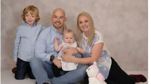 Ciaran Hannington family photograph