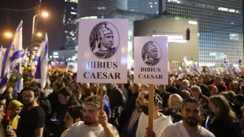 EPA Anti-government protest in Tel Aviv, 21 Jan 23