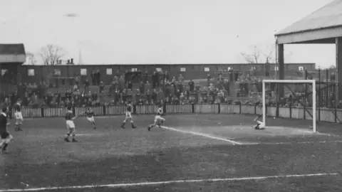 Holy Cross Boys PS Joe Elwood scoring for Holy Cross Boys PS in the cup final