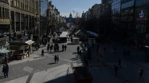 Getty Images The cobbles of Wenceslas Square