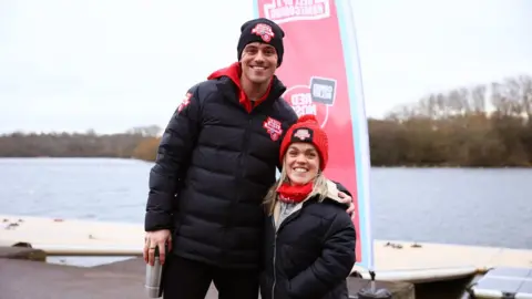 Jordan Mansfield/Comic Relief Tom Daley and Ellie Simmonds