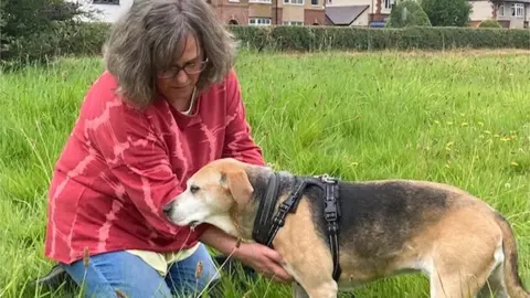 Jacqui Bassett and Poppy