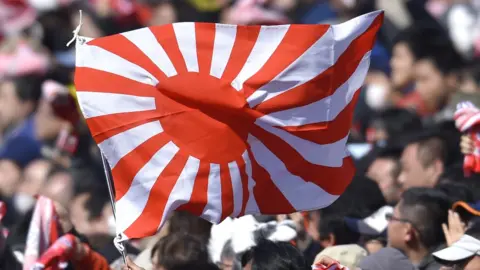 Getty Images Rising sun flag