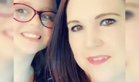 Claire Herzig Claire Herzig with her nine-year-old daughter Ella