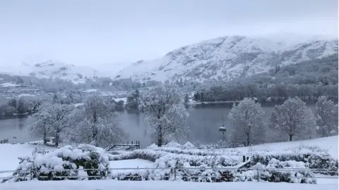 MISS GEOGRAPHY Snow at Coniston