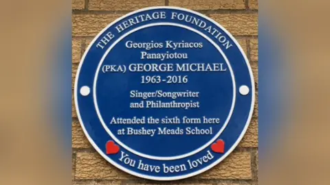 BBC Plaque to George Michael