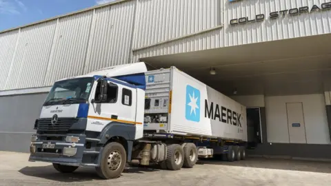 Maersk Maersk container truck