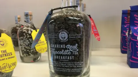 BBC Chocolate for breakfast jar