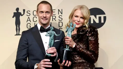 Getty Images Alexander Skarsgard and Nicole Kidman