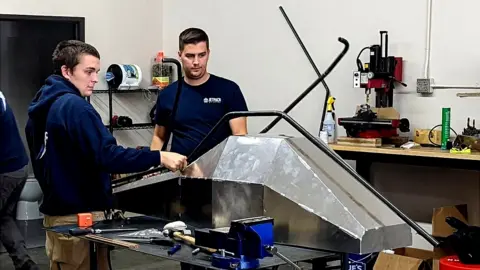 Jetpack Aviation Engineers working on Prototype 2